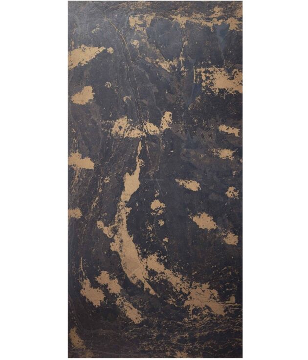 Kamień elastyczny Oslo Noir Gold 122x280x0,3 cm – kamień elastyczny na ścianę do łazienki