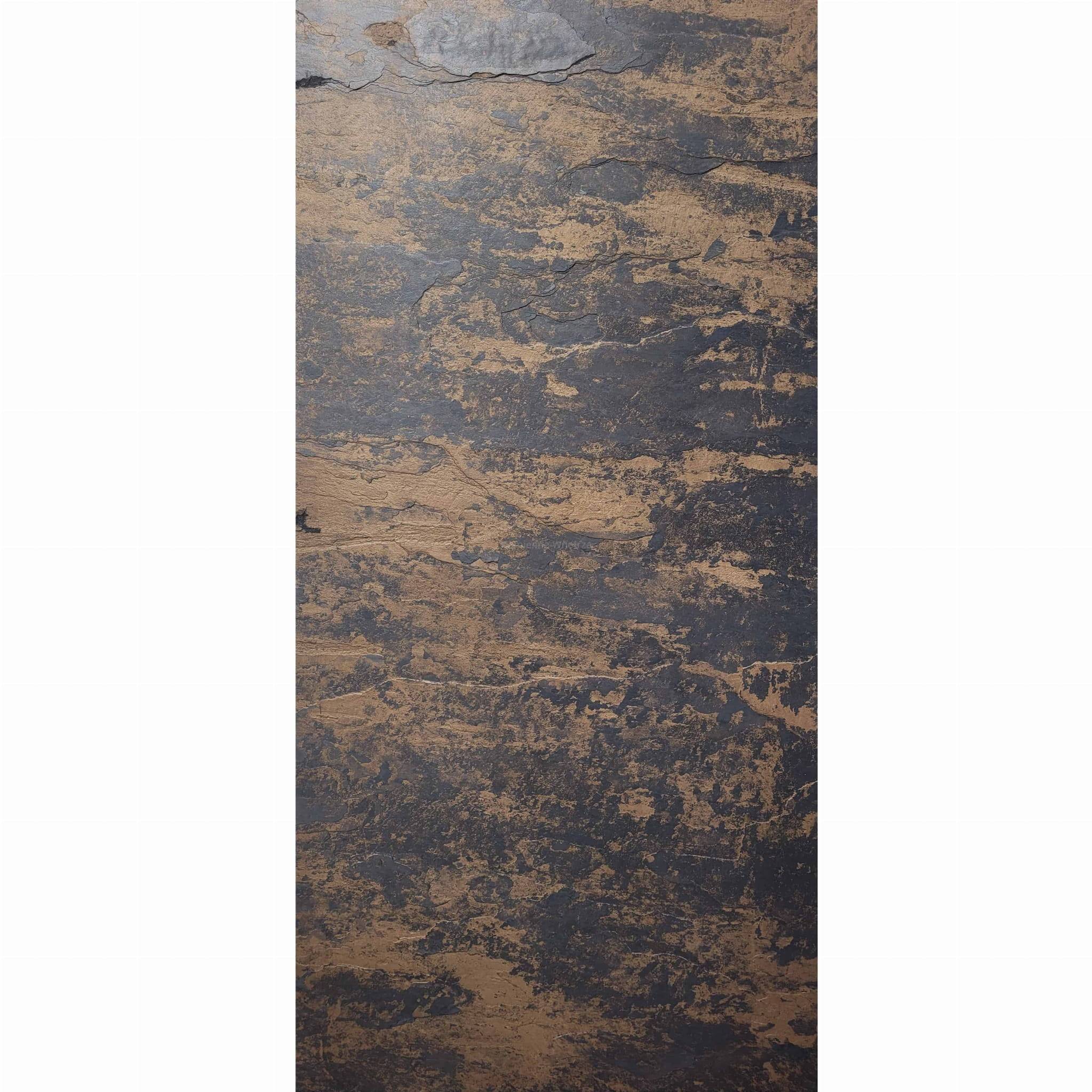 Kamień elastyczny Oslo Noir Gold 122x61x0,3 cm – kamień elastyczny na ścianę do łazienki