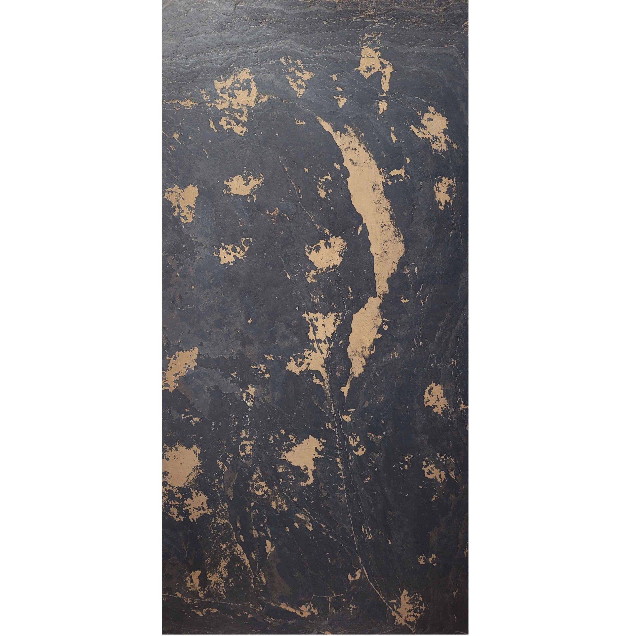Kamień elastyczny Oslo Noir Gold 122x280x0,3 cm – kamień elastyczny na ścianę do łazienki