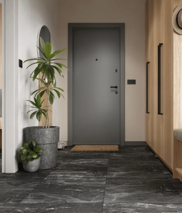 Panel SPC Zanzibar Noir 60x60x0,5 cm – panel SPC do wykończenia ściany w łazience