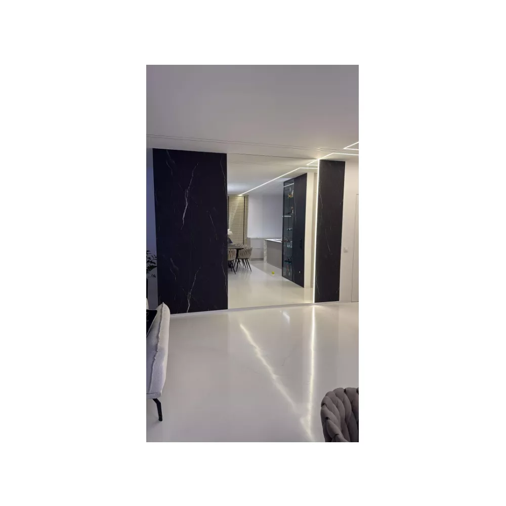 Płyta PVC Czarna Głębia Mat 280×122 cm – płyta ścienna PVC do szybkiego remontu łazienki