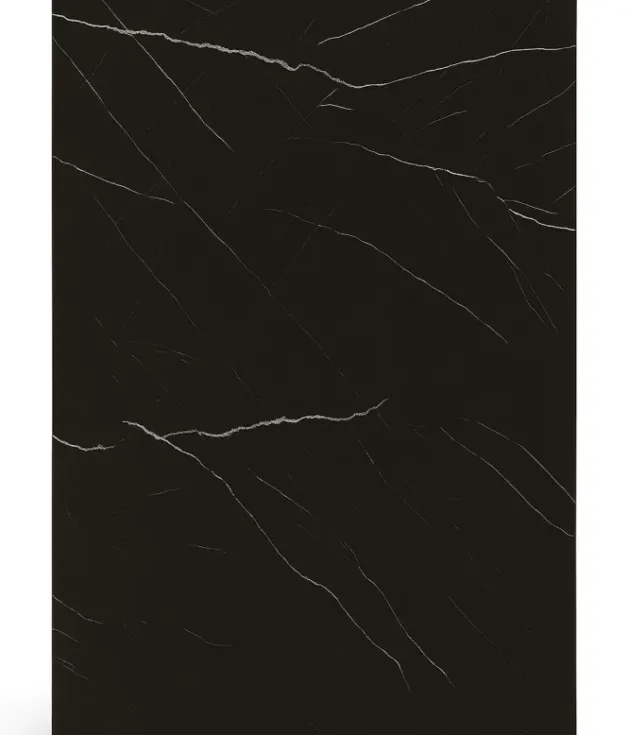 Płyta PVC Czarny Marmur Głębia Połysk 280×122 cm – płyta ścienna PVC do szybkiego remontu łazienki