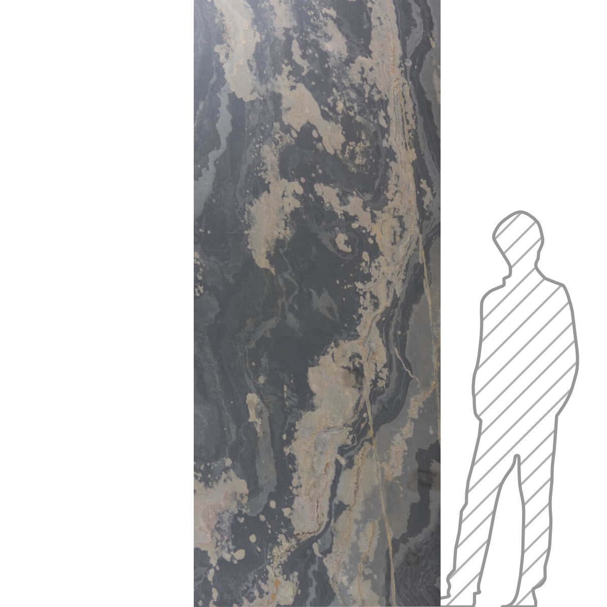Kamień elastyczny Earthstone Clay 305x122x0,3 cm – kamień elastyczny na ścianę do łazienki