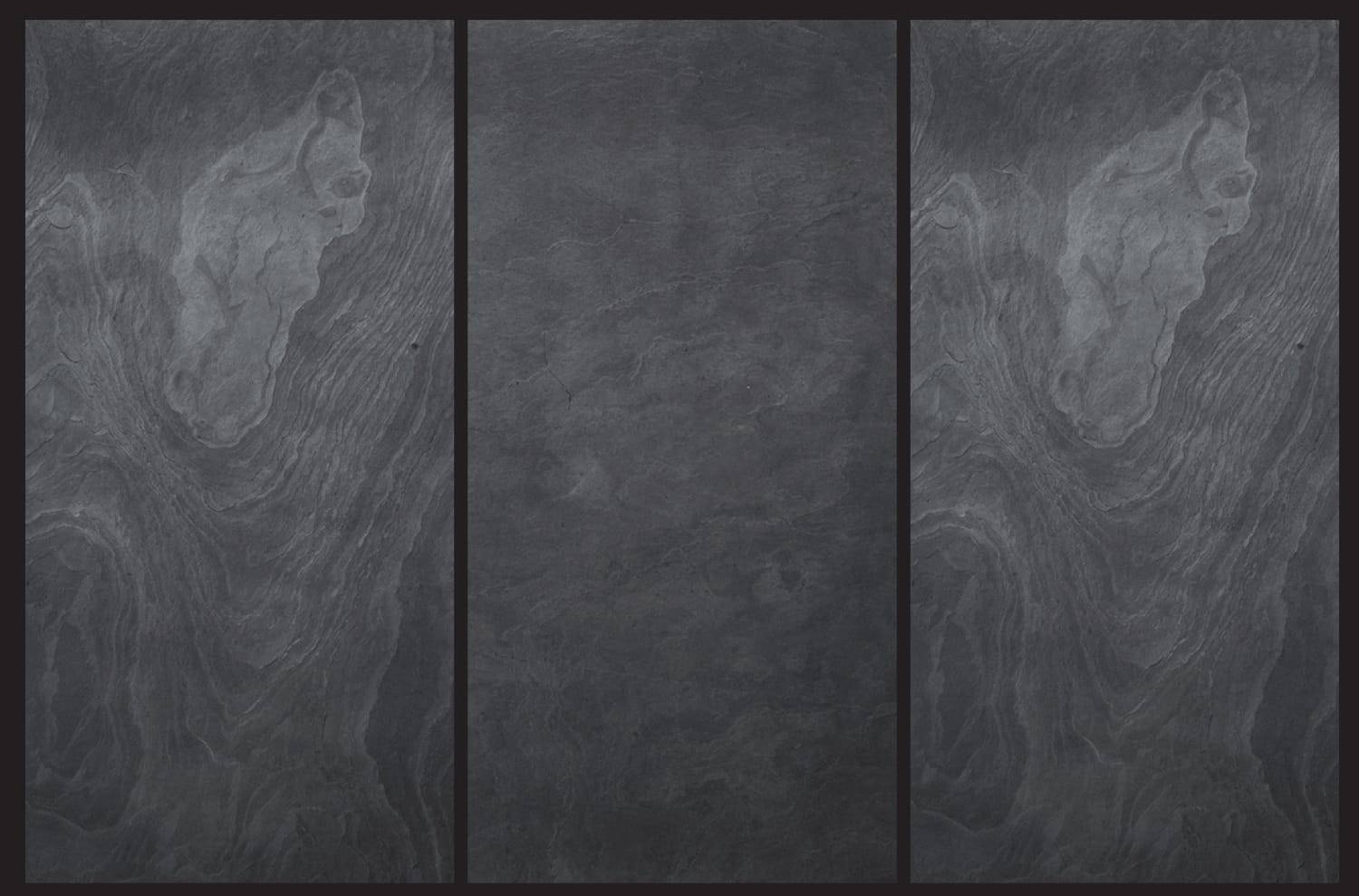 Kamień elastyczny Oslo Noir 122x305x0,3 cm – kamień elastyczny na ścianę do łazienki