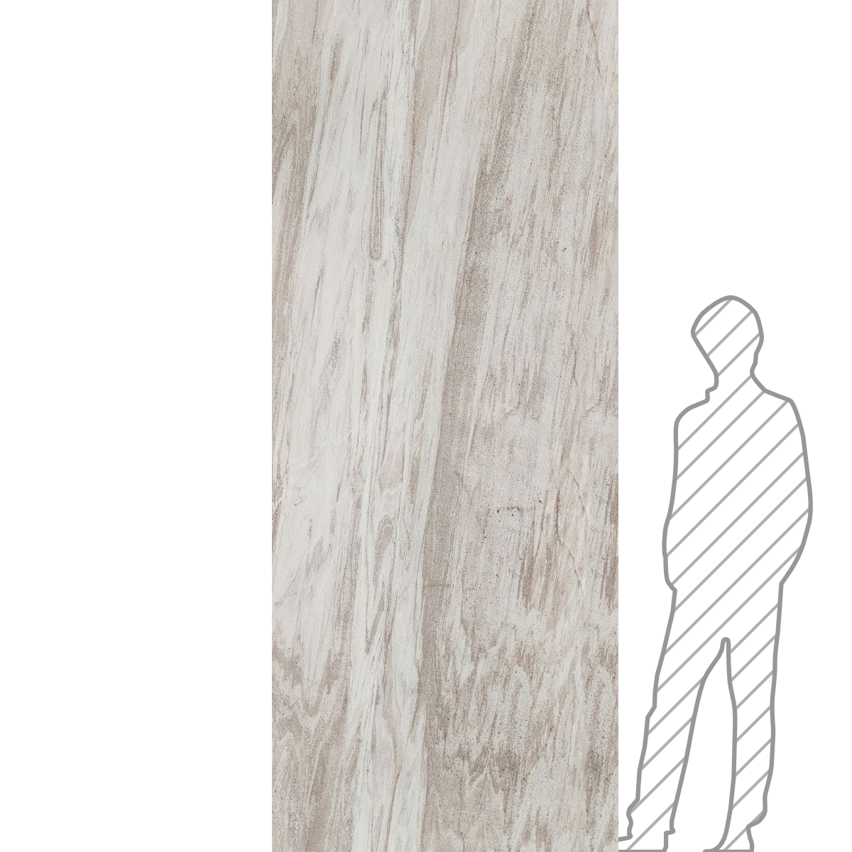 Kamień elastyczny Bianco Perla 305x122x0,3 cm – kamień elastyczny na ścianę do łazienki