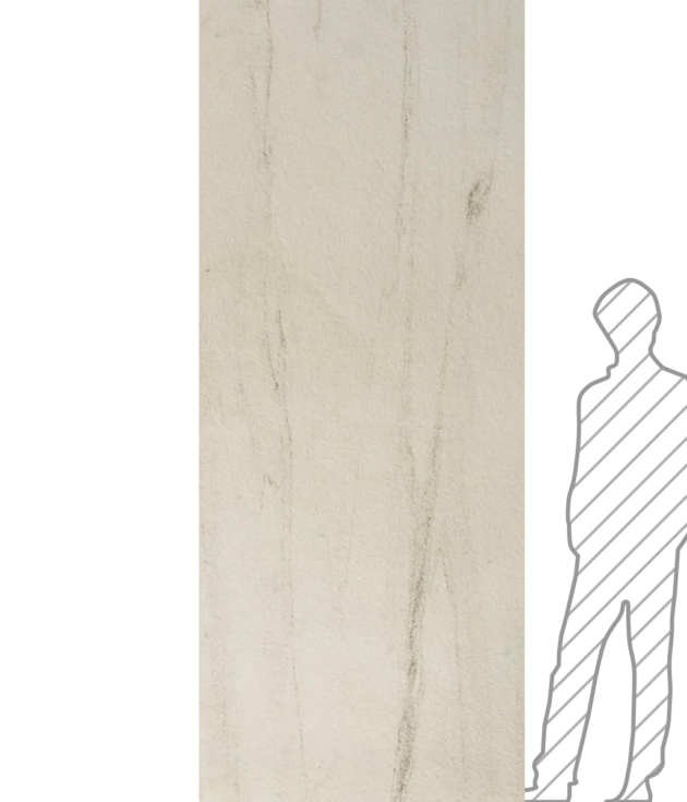 Kamień elastyczny Lunar White 305x122x0,3 cm – kamień elastyczny na ścianę do łazienki