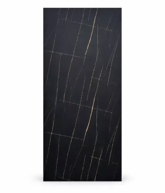 Płyta PVC Midnight Black Mat 280×122 cm – płyta ścienna PVC do szybkiego remontu łazienki