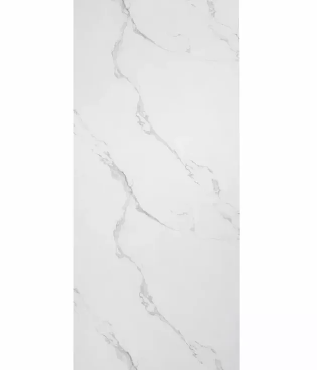 Płyta PVC Biały Marmur Mat 280×122 cm – płyta ścienna PVC do szybkiego remontu łazienki