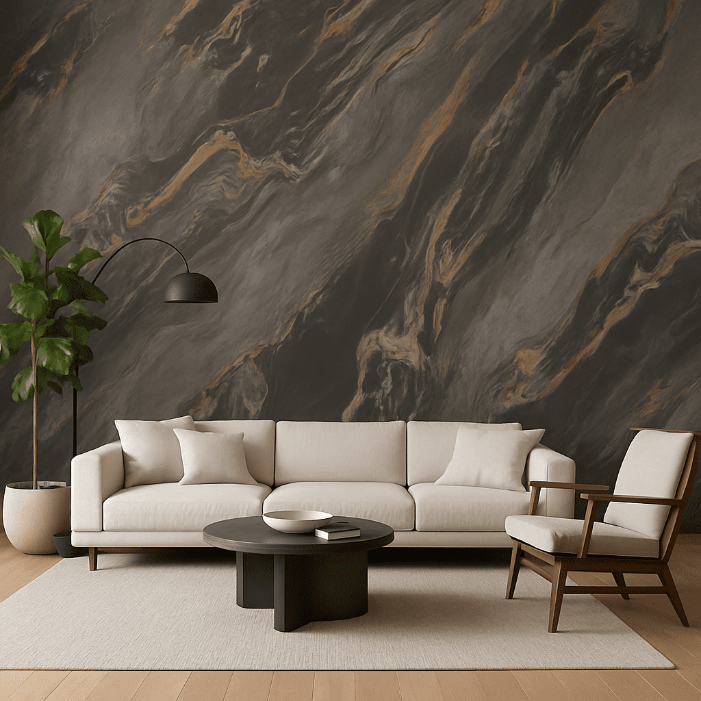 Płyta węglowa Smoky Marble Mat 280x110x0,5 cm (kontynuacja wzoru) – płyta węglowa do eleganckiego wykończenia łazienki