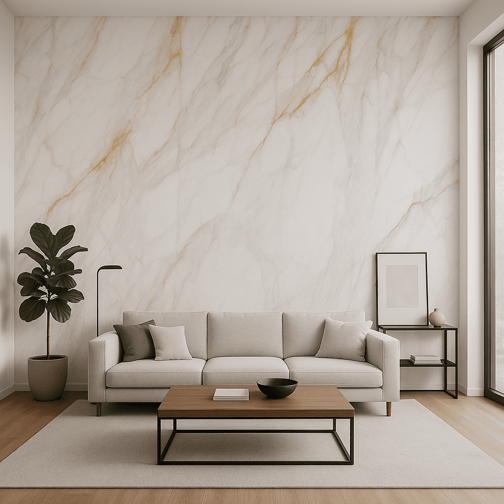 Płyta węglowa Amber Milky Mat 280x110x0,5 cm (kontynuacja wzoru) – płyta węglowa do eleganckiego wykończenia łazienki