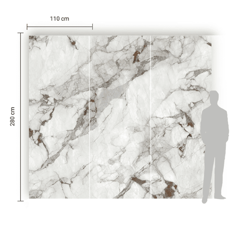 Płyta węglowa Majestic Pearl Mat 280x110x0,5 cm (kontynuacja wzoru) – płyta węglowa do eleganckiego wykończenia łazienki