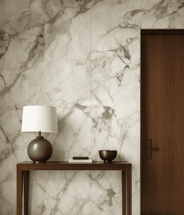 Płyta węglowa Majestic Pearl Mat 280x110x0,5 cm (kontynuacja wzoru) – płyta węglowa do eleganckiego wykończenia łazienki