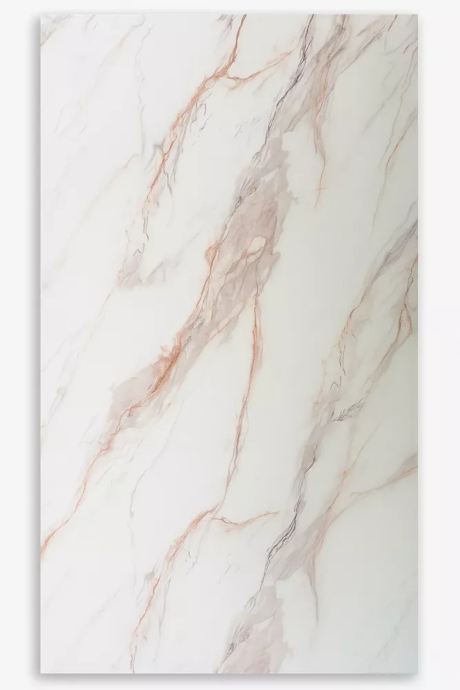 Płyta PVC Biały Beż Połysk 280×122 cm – płyta ścienna PVC do szybkiego remontu łazienki